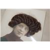 Image 2 : Antique postcard with hair - rare