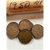 Image 3 : Canada Pennies, 36-1949, 29-1950, 34-1951, 40-1952