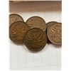 Image 4 : Canada Pennies, 36-1949, 29-1950, 34-1951, 40-1952