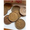 Image 4 : Canada Pennies, 29-1958, 43-1959, One Roll 1960s and 1967 Dove