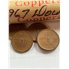 Image 6 : Canada Pennies, 29-1958, 43-1959, One Roll 1960s and 1967 Dove