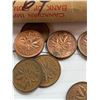 Image 4 : Canada Pennies, 5 Rolls - 1952, 1961, 1964, 1967, 1979