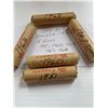 Image 1 : Canada Pennies, 5 Rolls - 1951, 1960, 1963, 1967, 1968