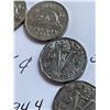 Image 4 : Canada 5 Cents Nickel, King Georgius VI - 13 coins - 2-1937, 1-1938, 2-1939, 3-1944, 4-1945, 1-1956