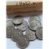 Image 2 : Canada 5 Cents Nickel, King Georgius VI  One Roll 1940