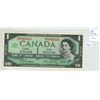 Image 1 : 1967 Centennial $1. Beattie-Rasminsky signatures. With Serial Numbers. G/P Prefix. BC-45b-i. Choice 