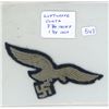 Image 1 : Germany – Nazi Third Reich. Luftwaffe eagle with swastika cloth measuring 3 ¾ inches X 1 ¾ inches.