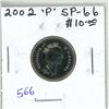 Image 1 : 2002P Nickel 5 Cents. Specimen-66. From a Specimen set.