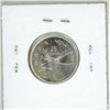 Image 2 : 1963 Silver 25 Cents. MS-63 with Cameo. Bright White.