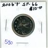 Image 1 : 2006P 25 Cents. Specimen-66. From a Specimen set.