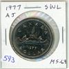 Image 1 : 1977 Attached Jewels with Short Water Lines Nickel Dollar. MS-63.