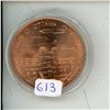 Image 1 : Royal Canadian Mint Bronze medal that depicts the Ottawa Mint on one side & the Winnipeg Mint on the