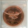Image 2 : 1867 – 1967 Moose Jaw Coin Club 3rd Annual Coin-A-Rama bronze medal. Engraved 89 for MJ Coin Club me