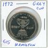 Image 1 : 1972 Grey Cup Hamilton medal. The home of the CFL Hall of Fame. Unc.