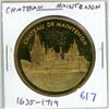 Image 1 : Chateau Maintenon/Madame de Maintenon 1635 – 1719 brass medal. BU.