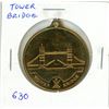 Image 1 : Tower Bridge/City of London large brass medal. BU.