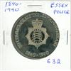 Image 1 : 150th Anniversary of the Essex Police 1840 – 1990 large medal. BU.