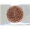 Image 2 : 2005 Canadian Small Cent. ICCS certified & graded MS-66 Red. High grade.