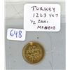Image 1 : Turkey. 1223 Year 7 ½ Zeri Mahbub. Chop Mark. AU.