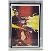 Image 1 : Western style, "Sailor Mars" framed print - signed by Artist - 11.5"x17.5"