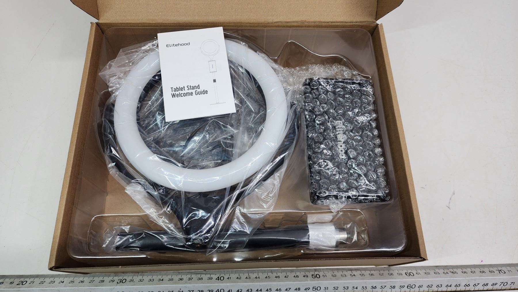 New "Elitehood" led lighted, tablet/phone stand for influencers