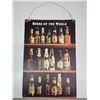 Image 1 : "Beers of the World" like new, tin sign - 8"x12"