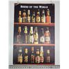 Image 2 : "Beers of the World" like new, tin sign - 8"x12"