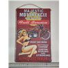 Image 1 : "Motorcycle Repair" like new, tin sign - 8"x12"