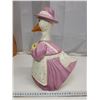 Image 2 : Large porcelain "Mother Goose" cookie jar - no chips/cracks