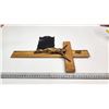 Image 2 : Large crucifix cross - 16"H & kindness metal sign