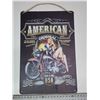 Image 1 : "American" like new, tin sign - 8"x12"