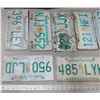 Image 2 : lot of 10 license plates