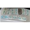 Image 1 : lot of 10 license plates