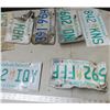 Image 3 : lot of 10 license plates