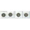 Image 1 : 1969, 1972(2), 1969 50 cent coins