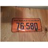 Image 1 : 1963 Passenger License Plate 76-580