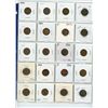 Image 1 : Sheet of 20 assorted Canadian Pennies - 1941 to 1963