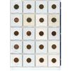 Image 2 : Sheet of 19 assorted Canadian Pennies, 1 US Penny - 1950 to 1985 (US 1969)