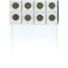 Image 2 : Sheet of 8 Canadian Toonies - 1999-2005