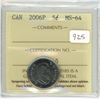 Image 1 : 2006P Graded Canadian Nickel - MS-64
