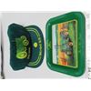 Image 1 : John deere ( model 'AR') hat and john deere tray- new