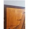 Image 2 : handmade wooden art "Pacific Harbour of Fiji" tourist piece 14.5"W x 24"H