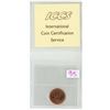 Image 3 : 2008 ICCS graded, Canadian 1 cent penny coin - MS65