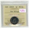 Image 1 : 2003P ICCS graded, Canadian 5 cent coin - MS64