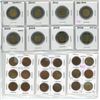 Image 1 : Sheet of 8, Canadian 2 dollar coins (1999-2006) & 18 Canadian pennies - 1973-1988