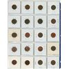 Image 2 : Sheet of 20, Assorted Canadian 1 cent penny coins