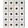 Image 2 : Sheet of 20, Assorted Canadian 1 cent penny coins