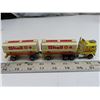 Image 3 : Shell oil truck tanker and good year semi truck toy