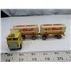 Image 4 : Shell oil truck tanker and good year semi truck toy