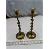 Image 1 : pair of  vintage brass candlesticks